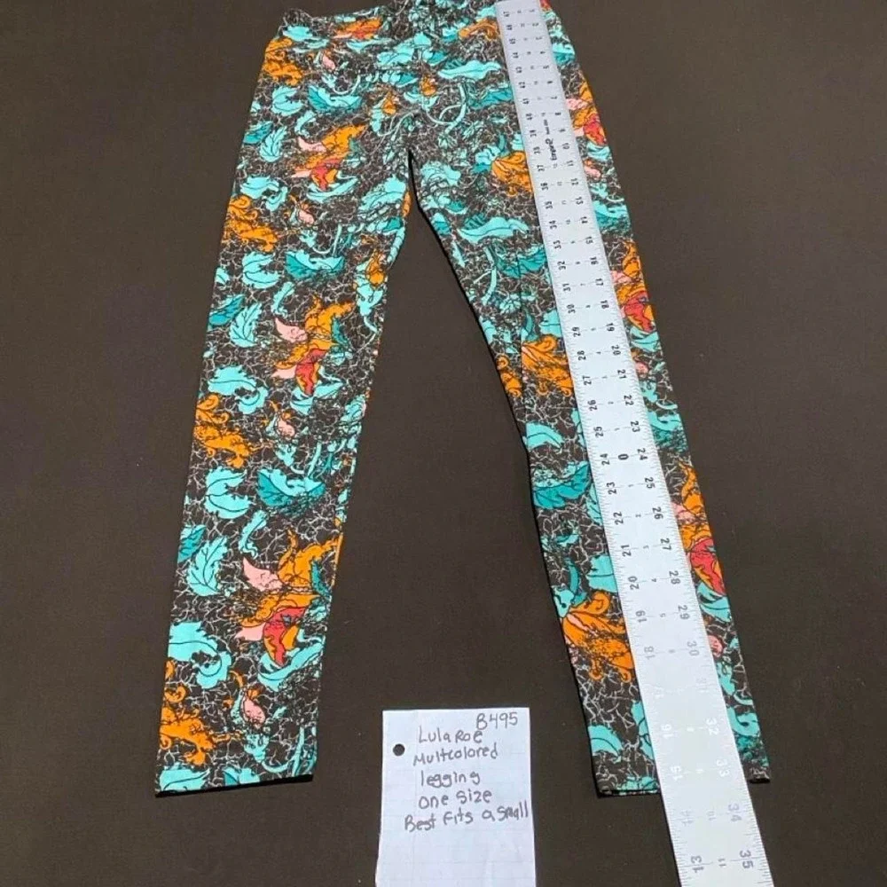 LulaRoe leggings multicolor legging one size best fits à teen (14-16). SKU-B495